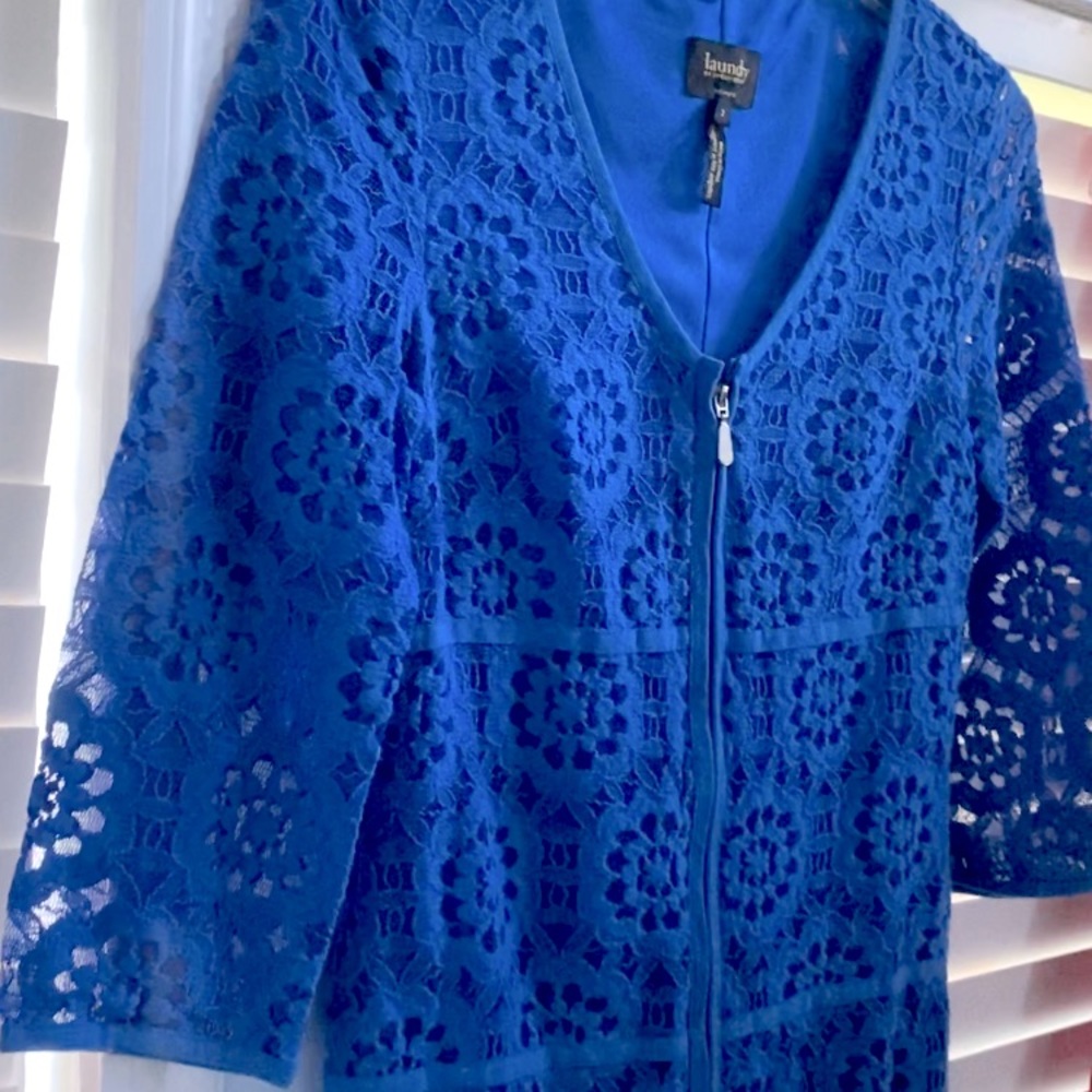Laundry 3/4 Sleeve Zip Dress